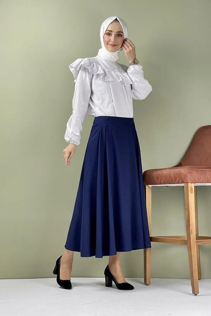 Pleated Skirt-detail