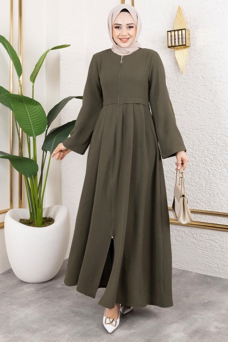 Pleated Aerobin Abaya