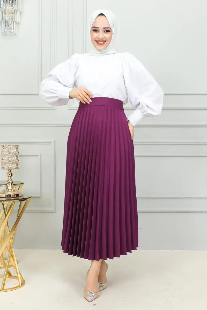 Piliseli Etek Mürdüm-detail