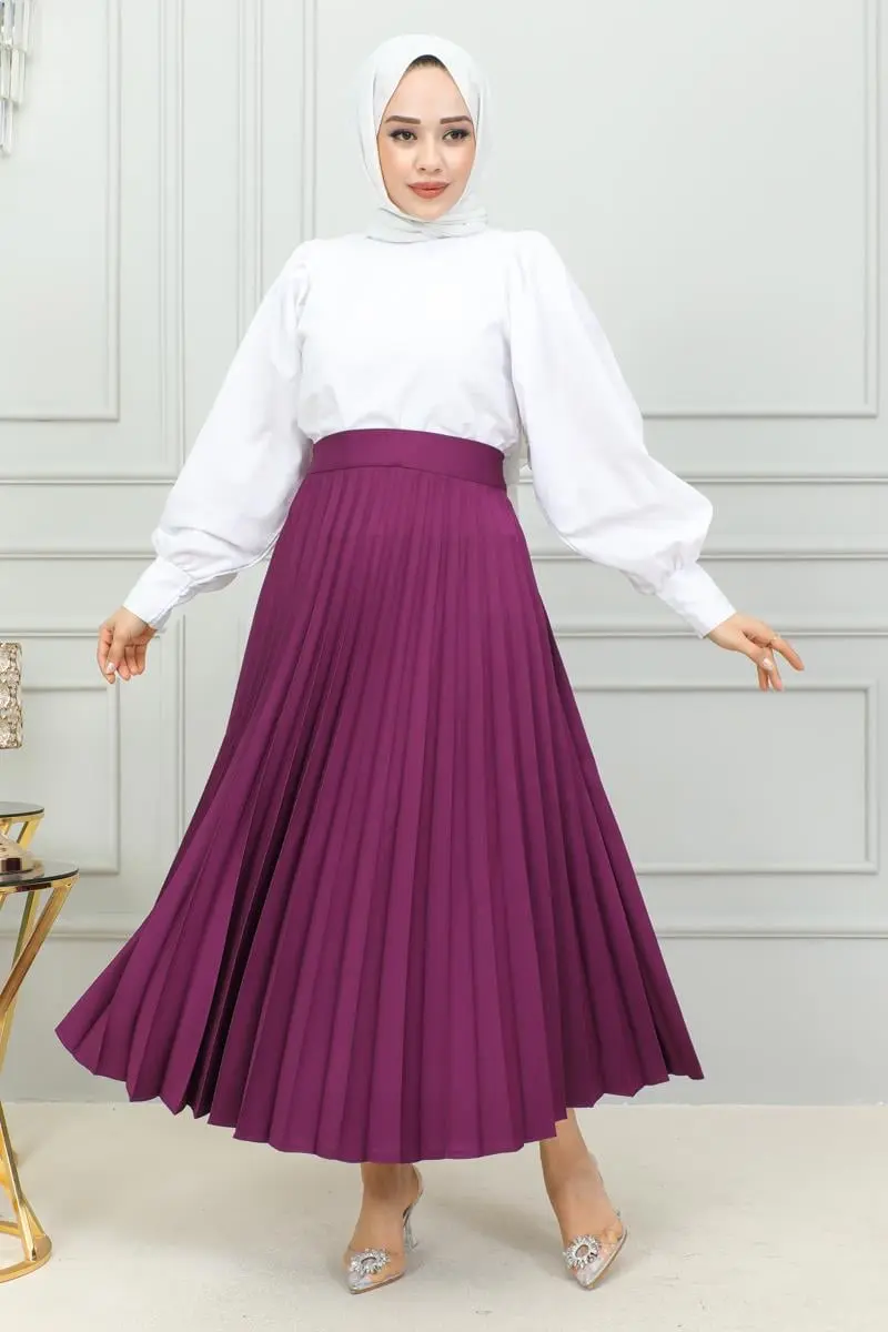 Piliseli Etek Mürdüm-detail