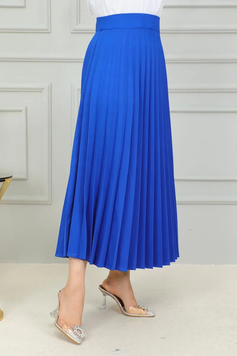 Piliseli Etek Saks Mavisi-detail