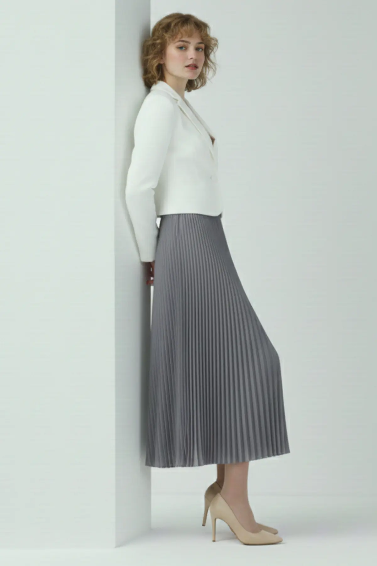 Pleated Skirt-detail