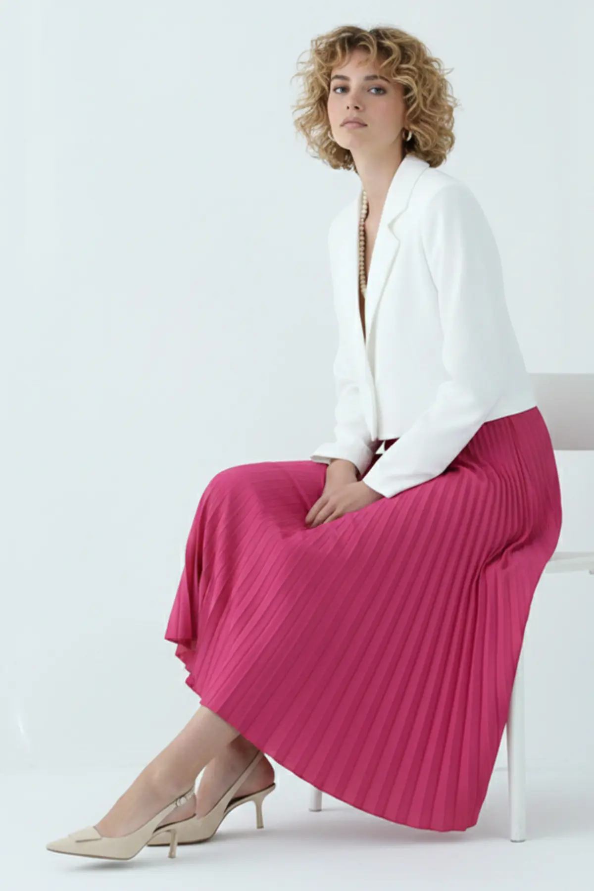 Pleated Skirt-detail