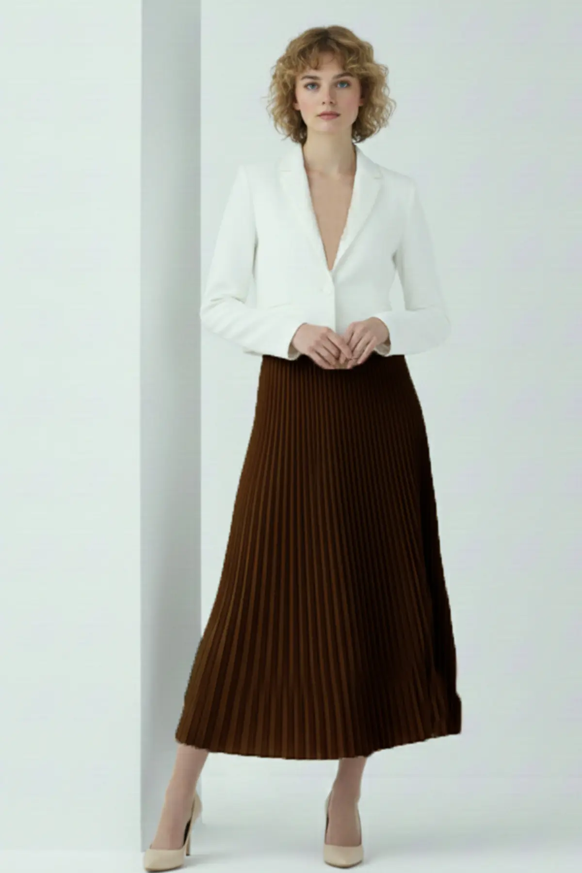 Pleated Skirt-detail