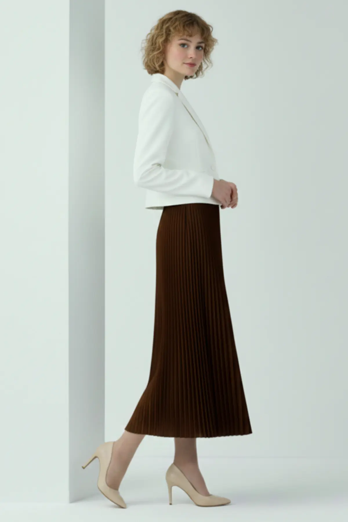 Pleated Skirt-detail