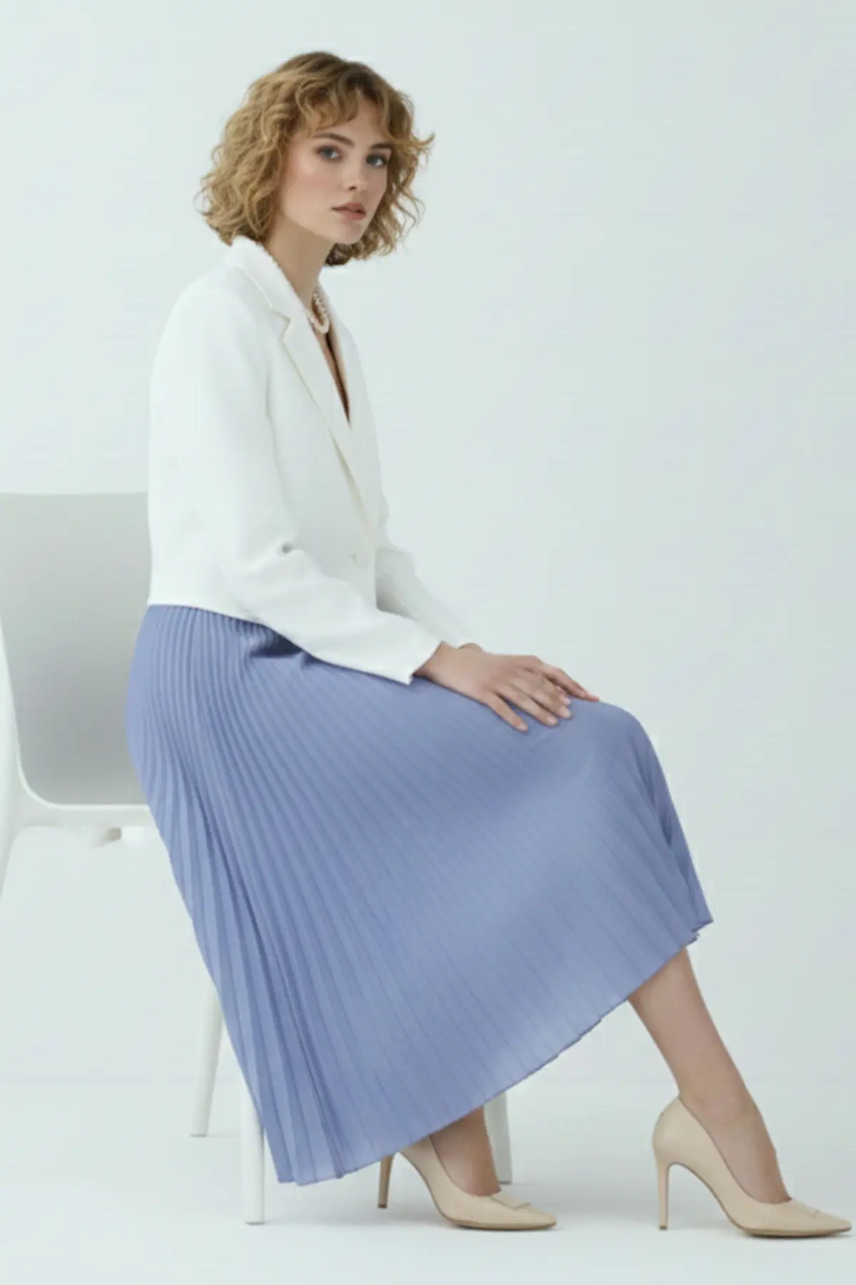 Pleated Skirt-detail