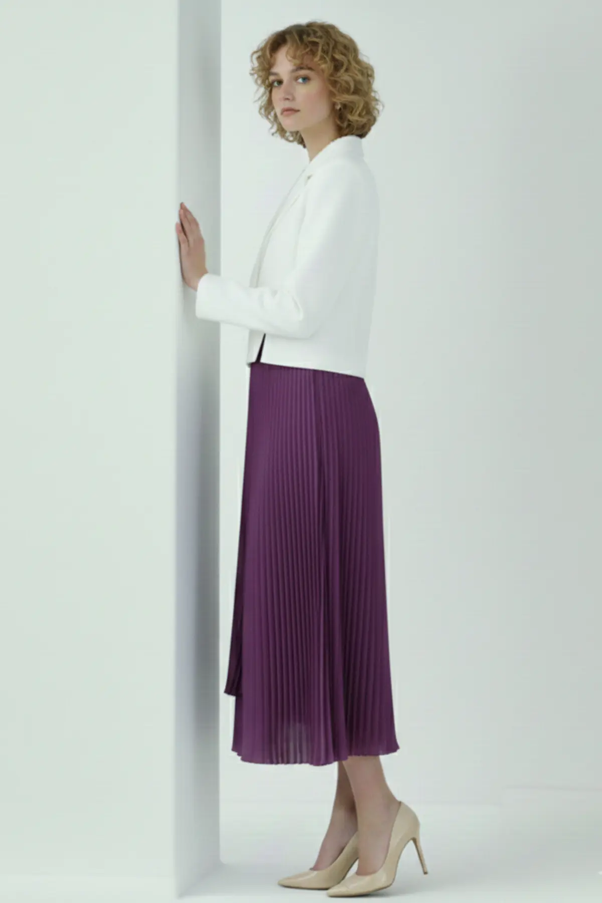 Pleated Skirt-detail