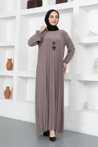 Piliseli Sandy Elbise Vizon