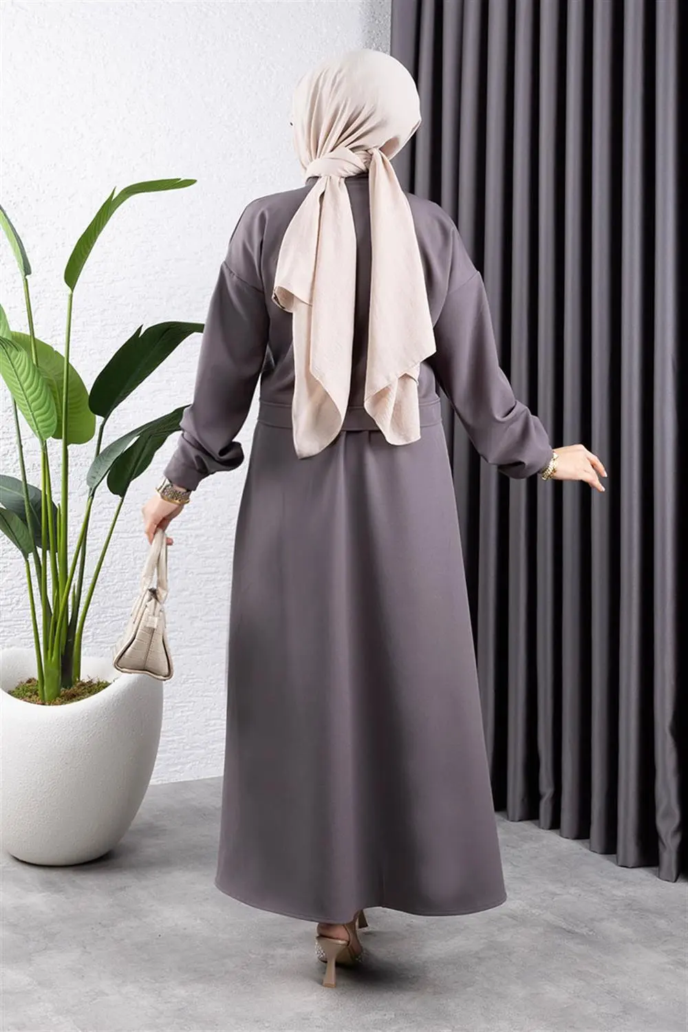 Cep Detaylı Etekli Takım-detail