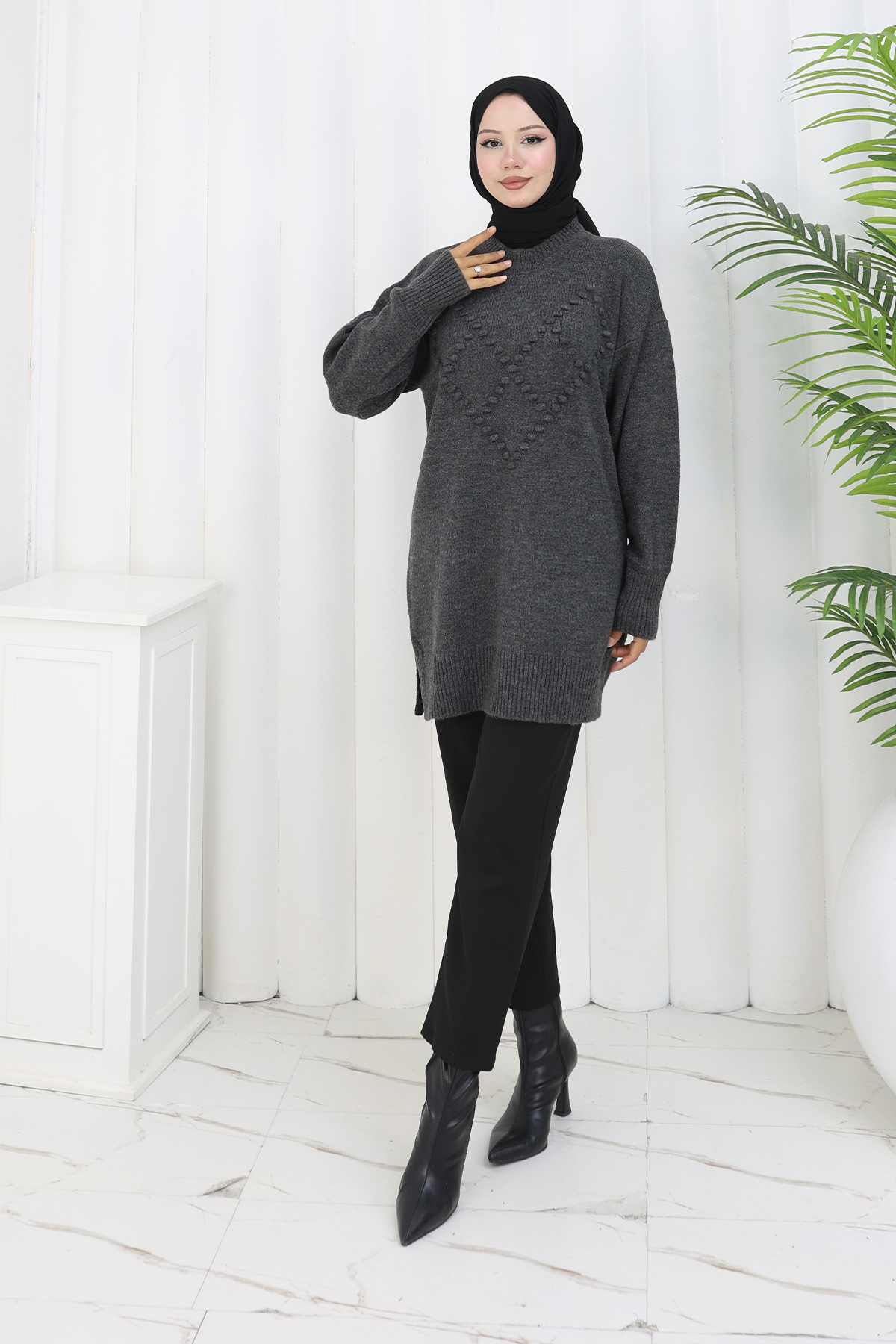 Pompom Knitted Sweater