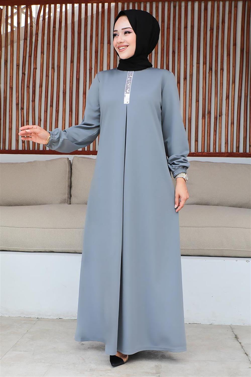 Sequined Hijab Dress