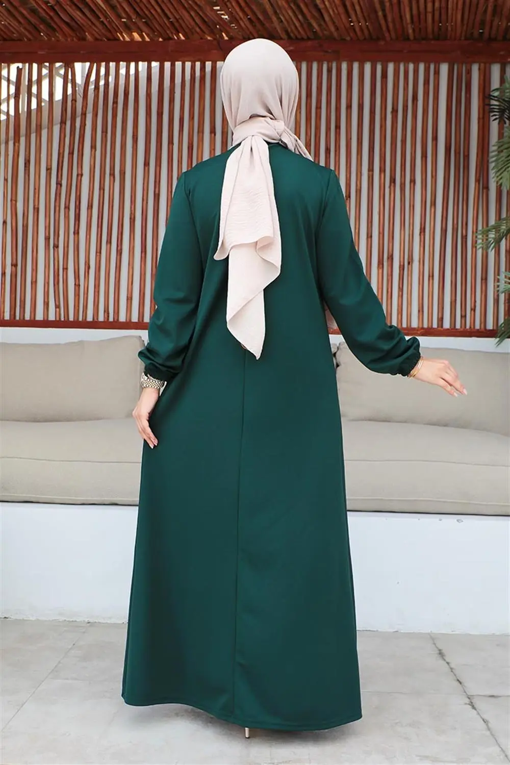 Sequined Hijab Dress-detail