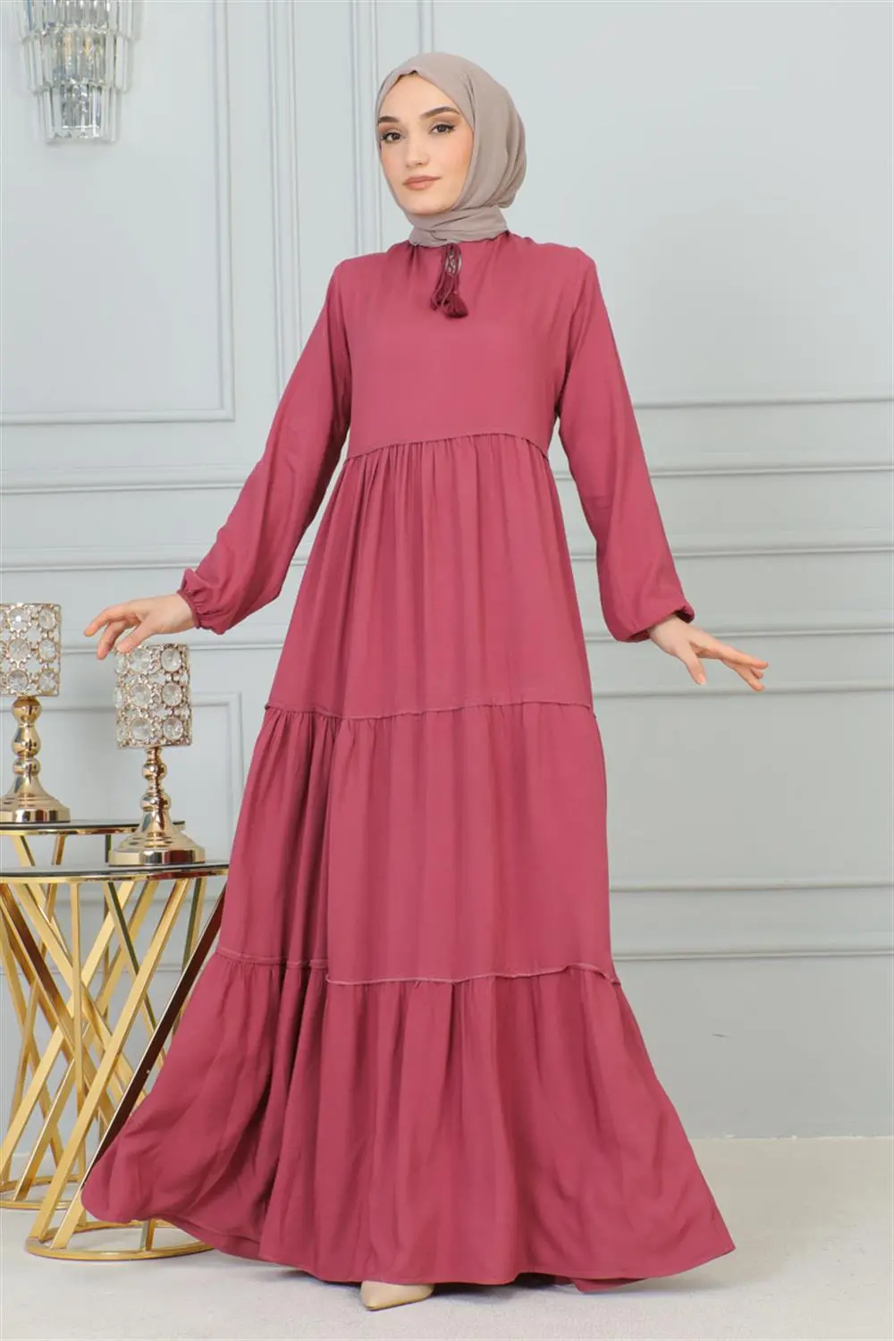 Püskül Detaylı Elbise-detail