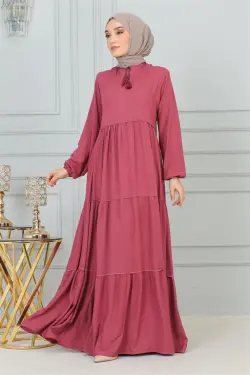 Püskül Detaylı Elbise