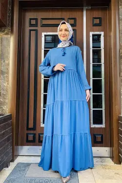 Püskül Detaylı Elbise