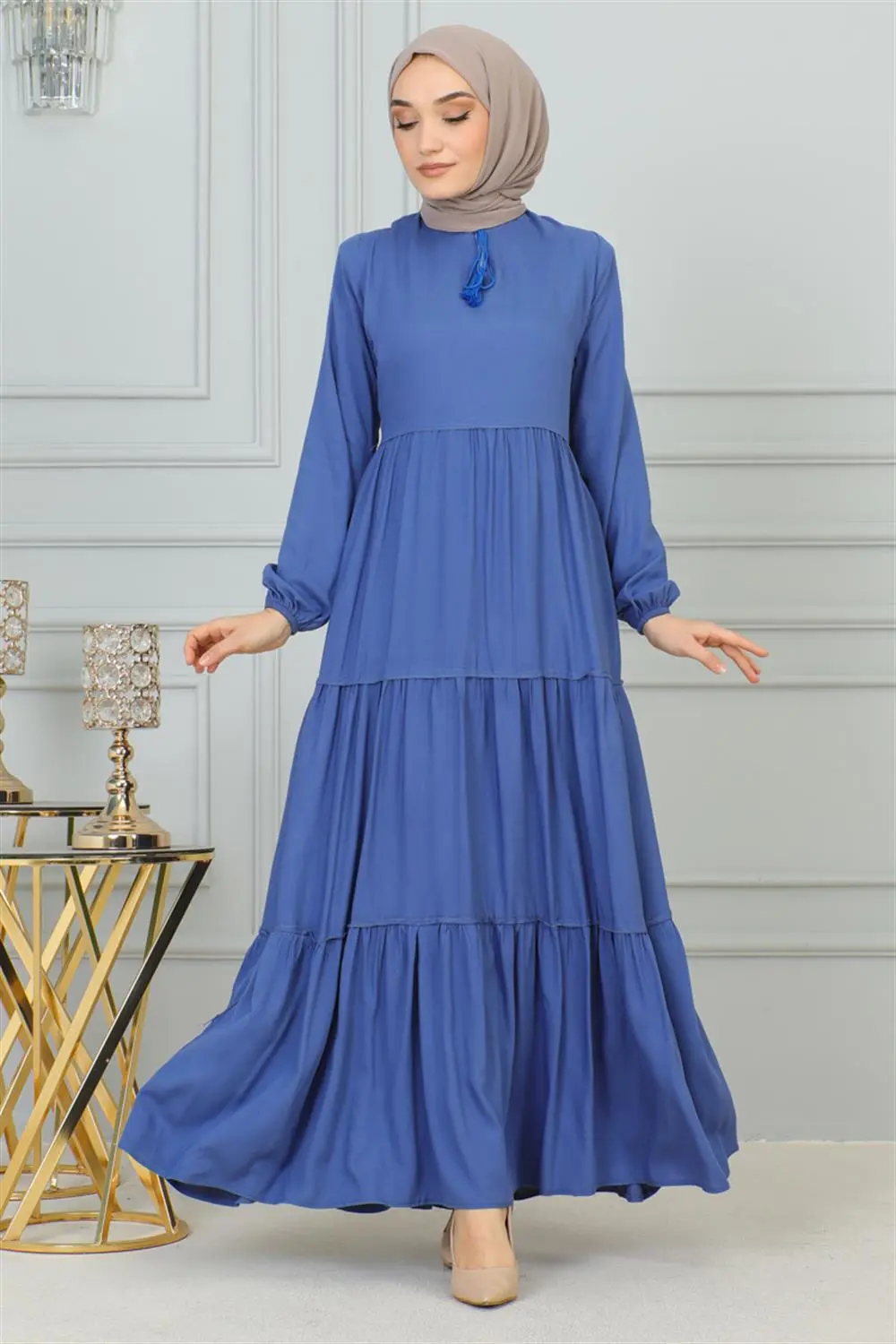 Püskül Detaylı Elbise-detail