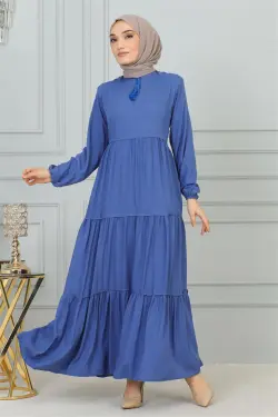 Püskül Detaylı Elbise