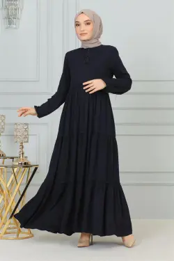 Püskül Detaylı Elbise