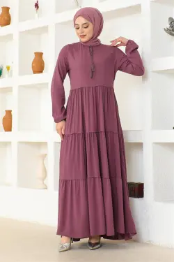 Püskül Detaylı Elbise