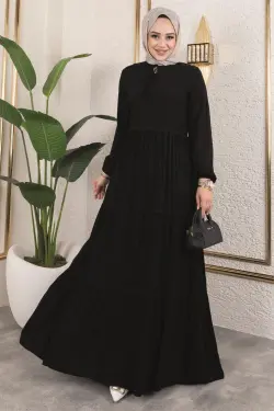 Püskül Detaylı Elbise