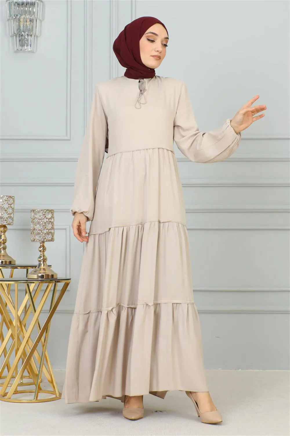 Püskül Detaylı Elbise-detail