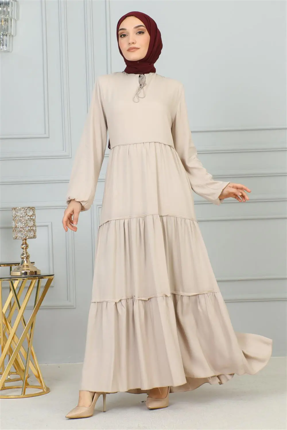 Püskül Detaylı Elbise-detail