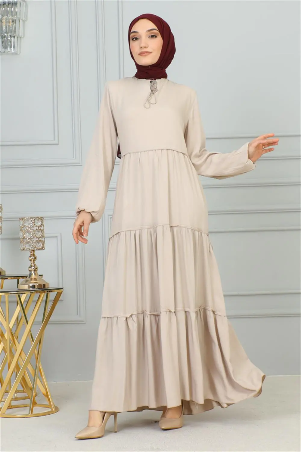 Püskül Detaylı Elbise-detail