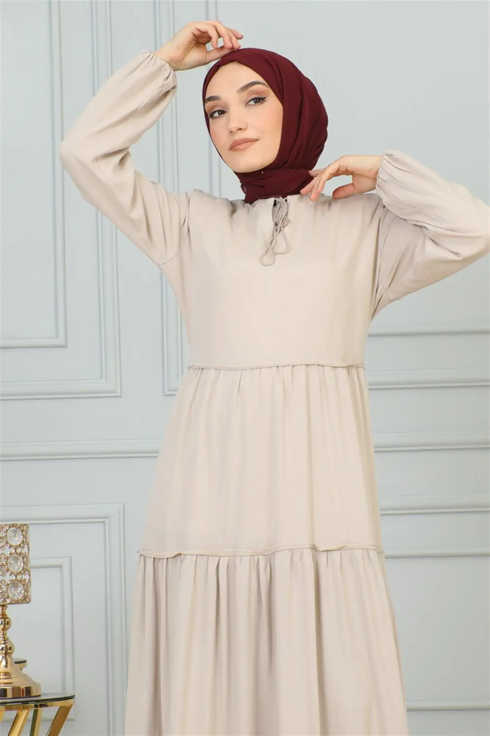 Püskül Detaylı Elbise-detail