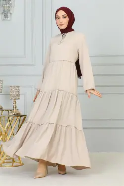 Püskül Detaylı Elbise