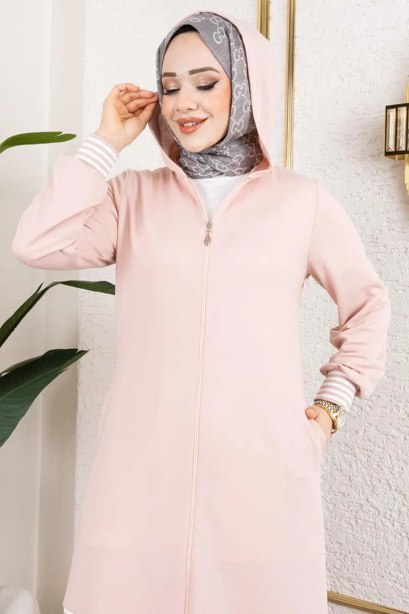 Ribbed Detailed Sports Suit-detail