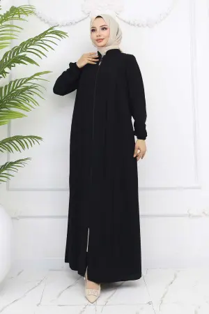 Robed Pleated Abaya