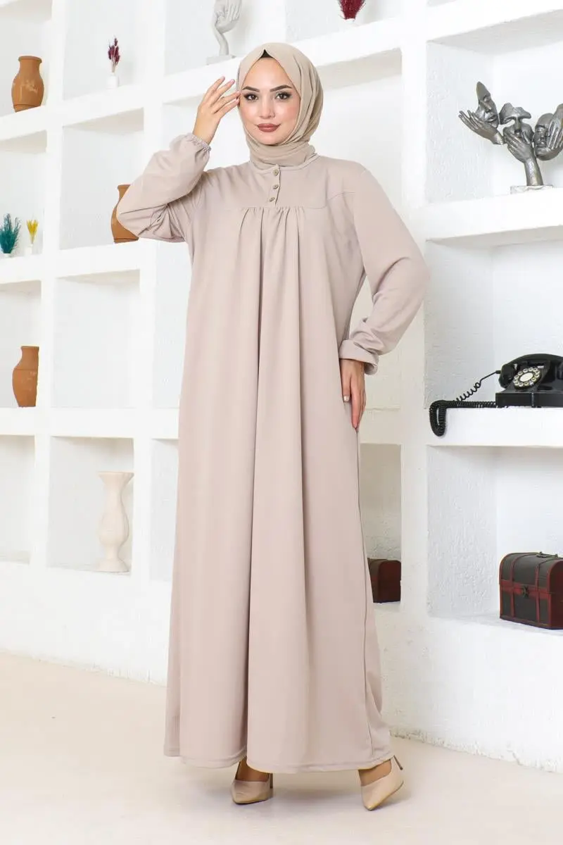 Robalı Tesettür Spor Elbise Vizon-detail