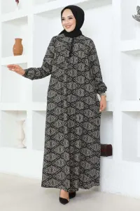 Robed Viscose Dress