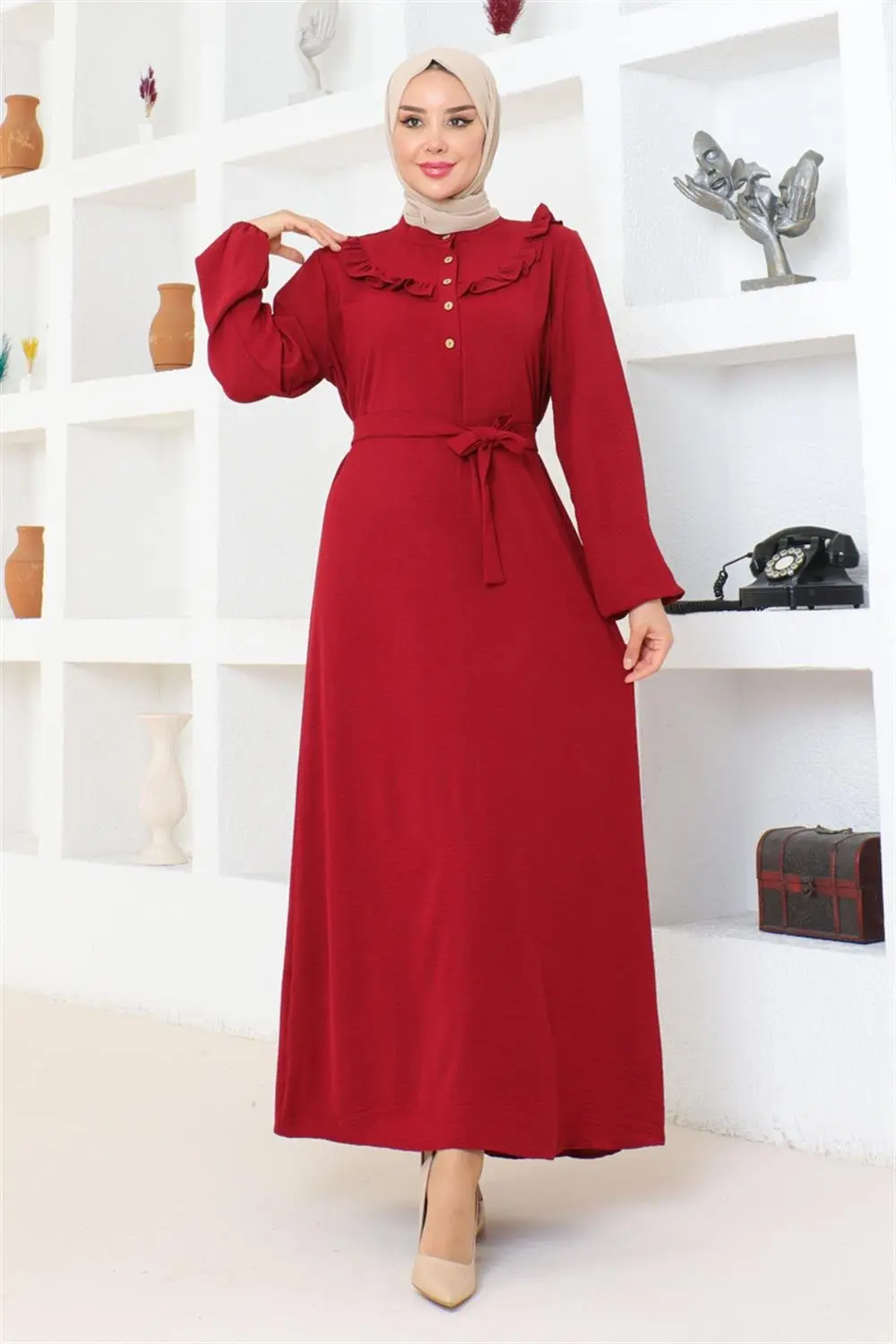 Rose Ruffle Aerobin Dress-detail