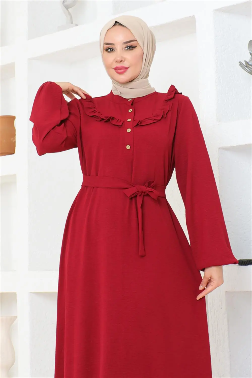 Rose Ruffle Aerobin Dress-detail