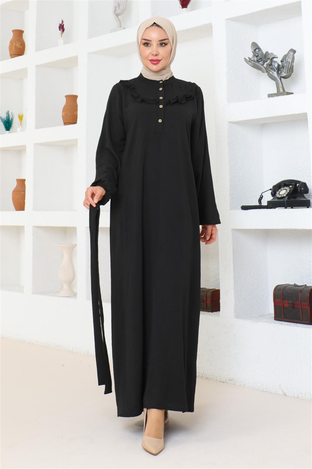 Rose Fırfırlı Aerobin Elbise