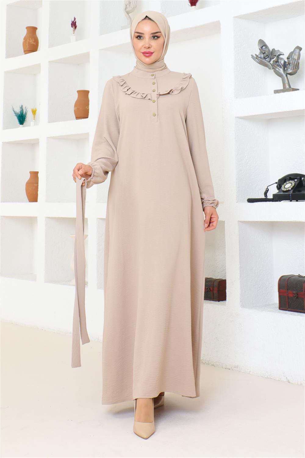 Rose Fırfırlı Aerobin Elbise