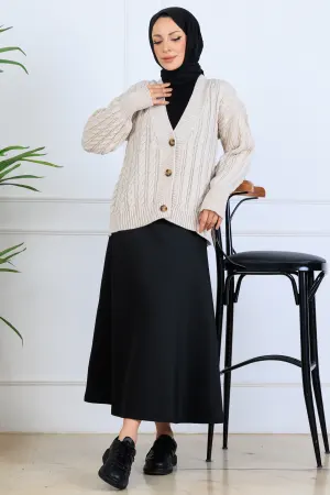 Hair Knit Short Knitwear Cardigan