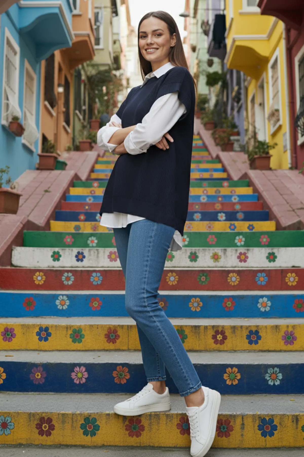 Saç Örgü Süveter-detail