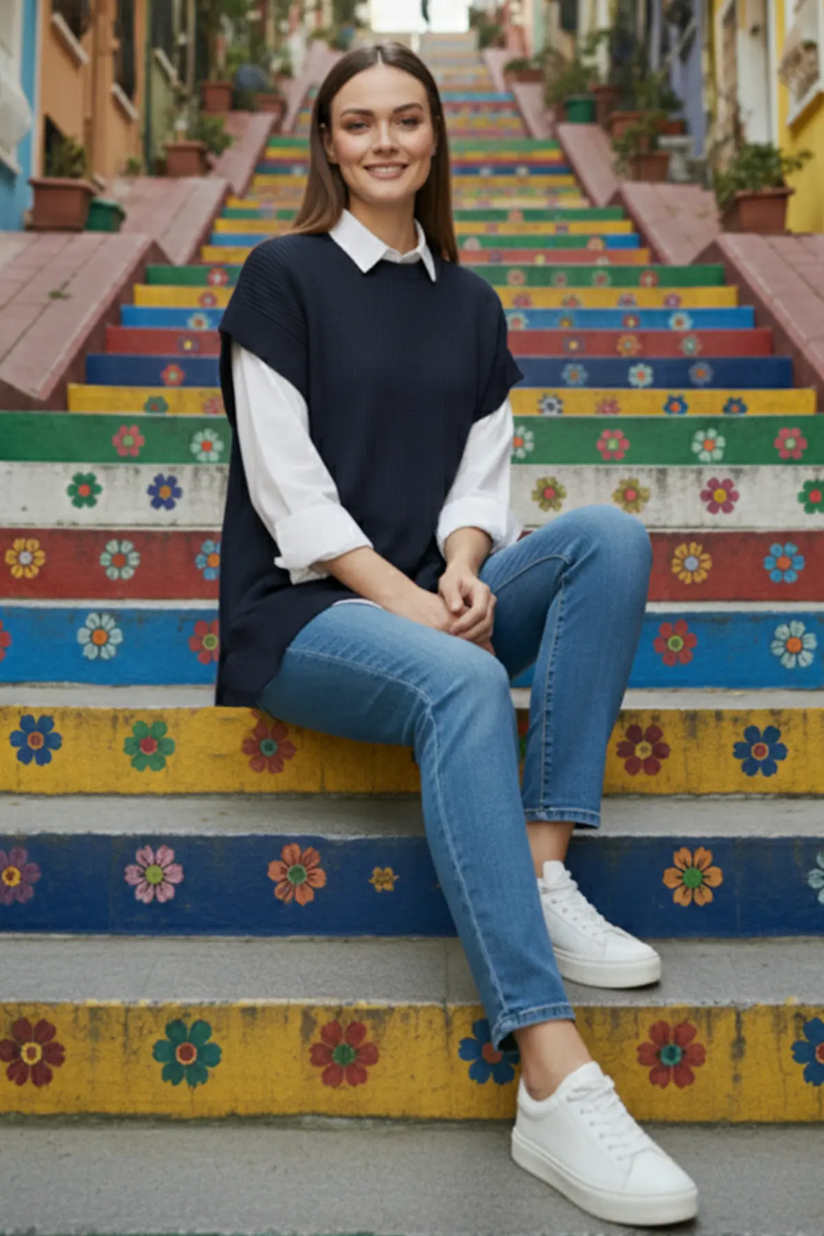 Saç Örgü Süveter-detail