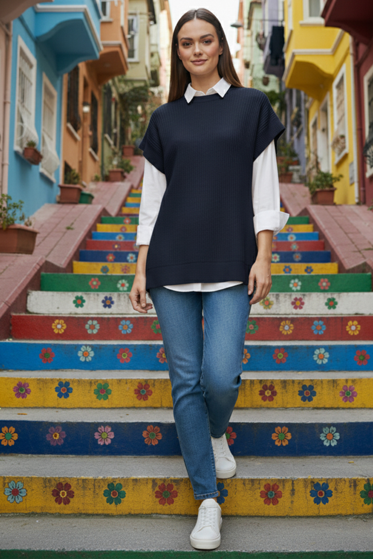 Saç Örgü Süveter