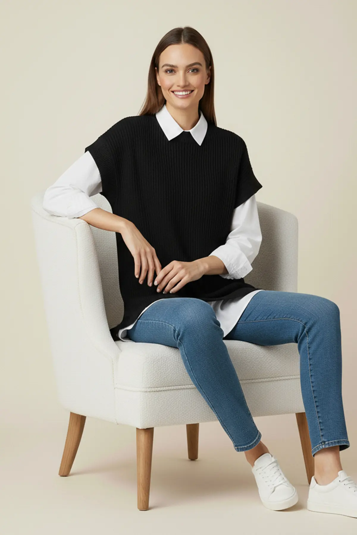 Saç Örgü Süveter-detail