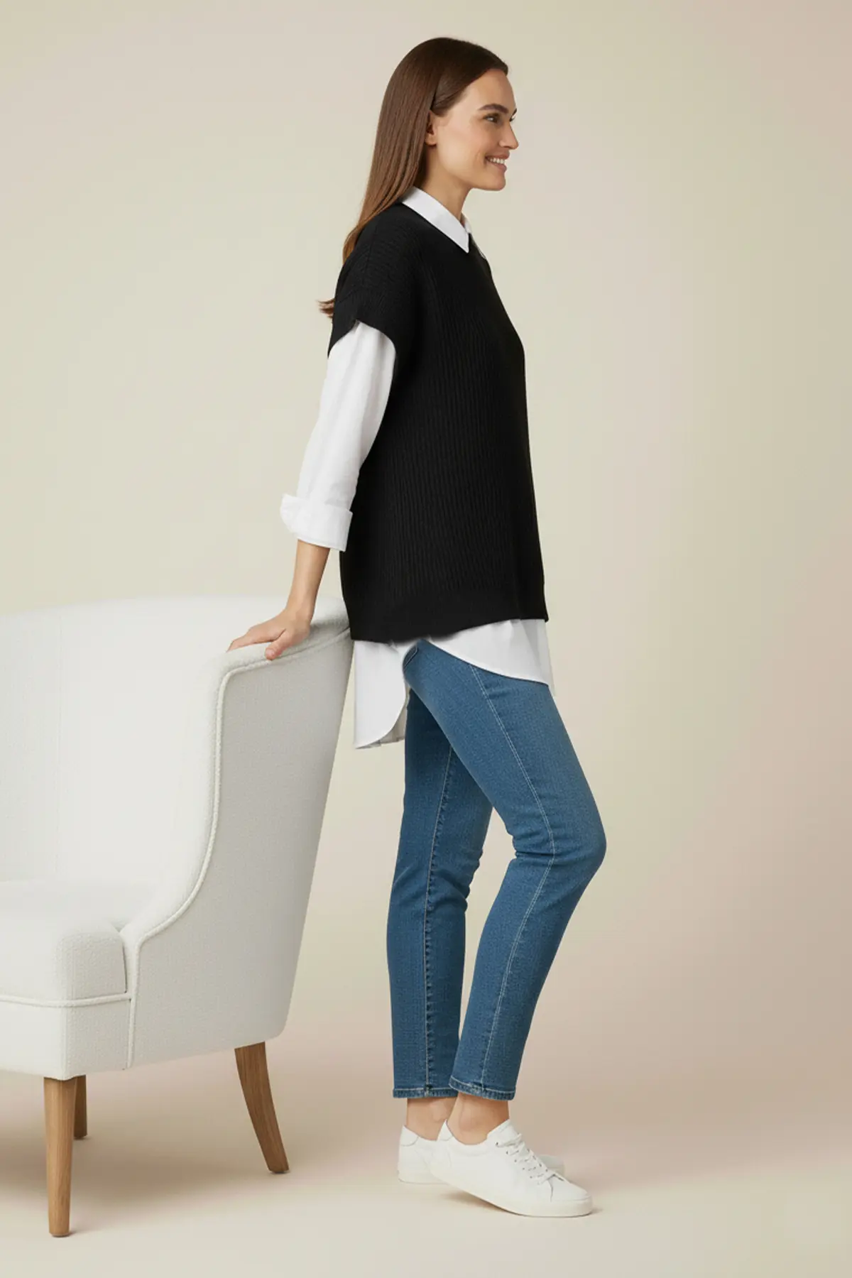 Saç Örgü Süveter-detail