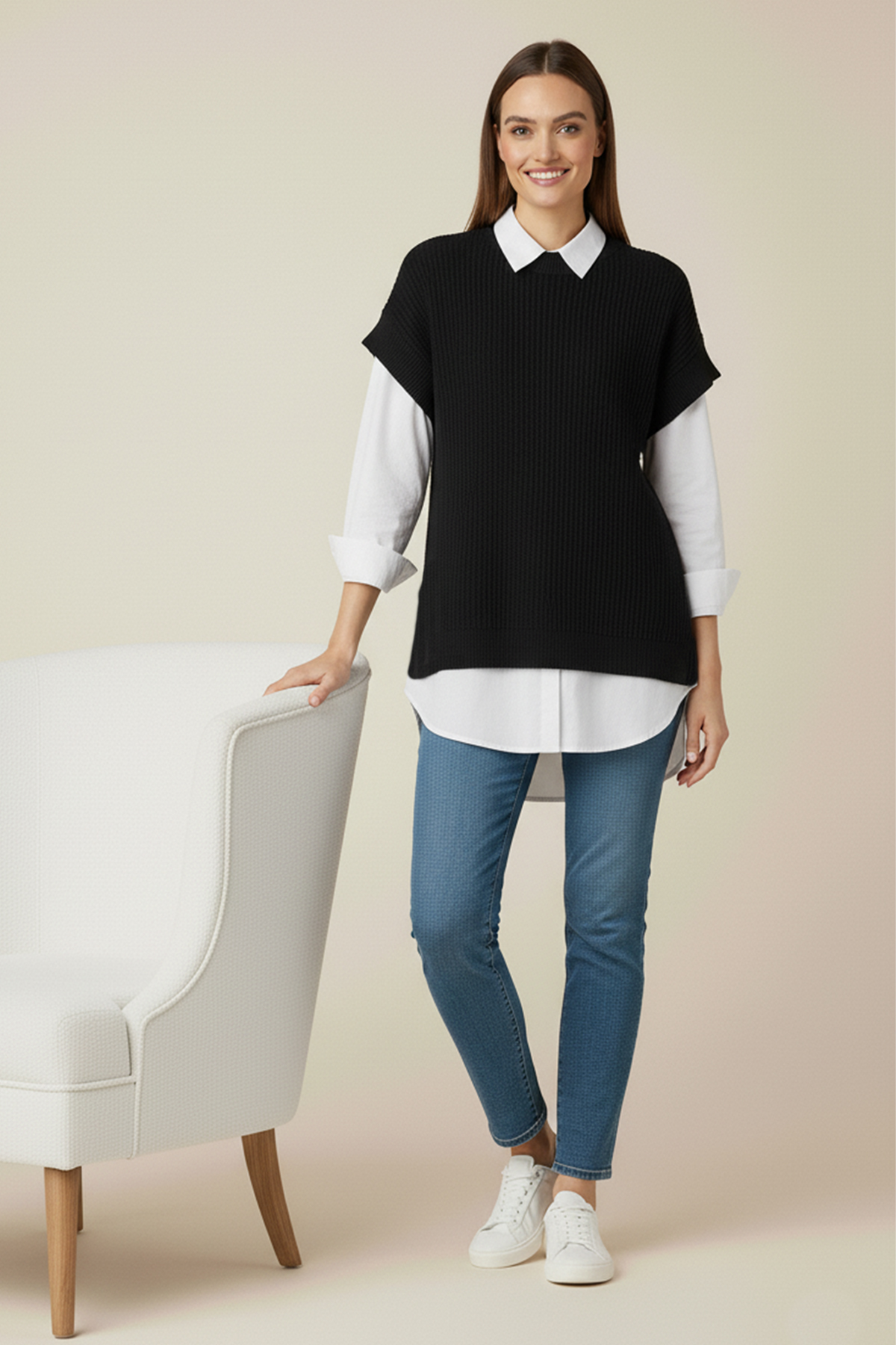 Saç Örgü Süveter