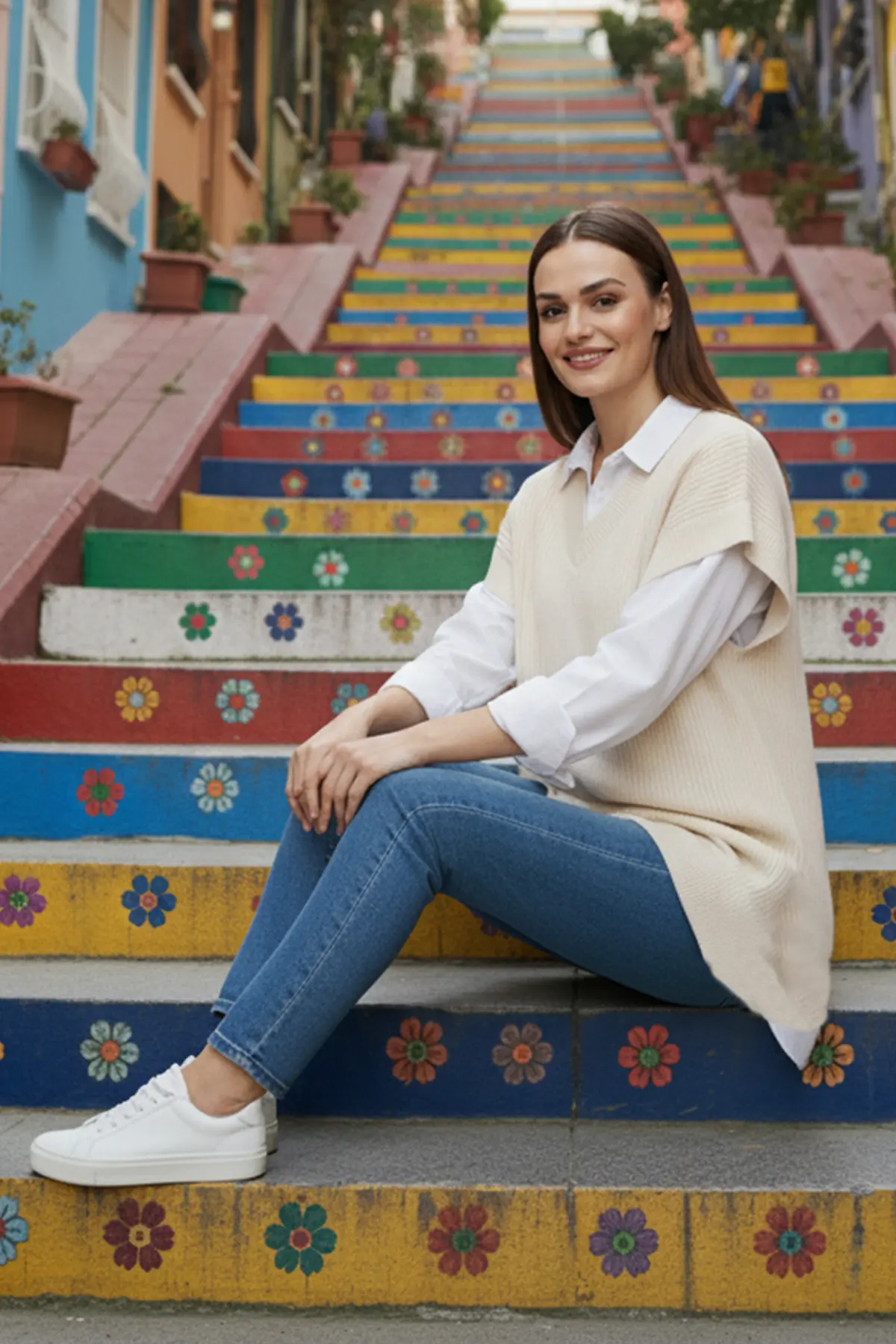 Saç Örgü Süveter-detail