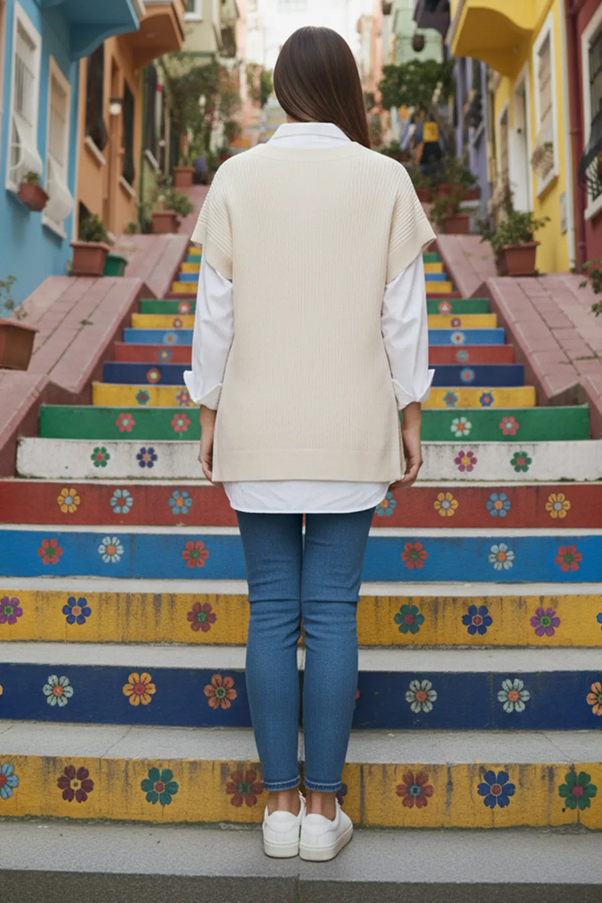 Saç Örgü Süveter-detail