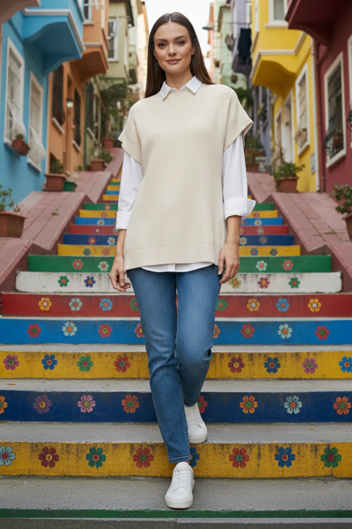 Saç Örgü Süveter