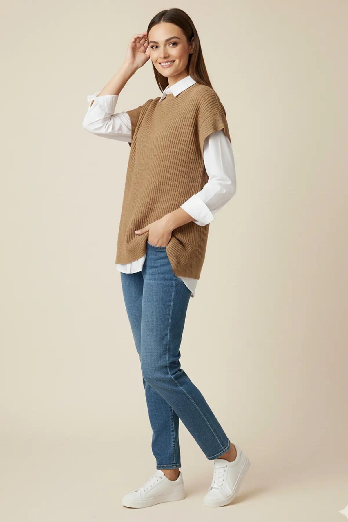 Saç Örgü Süveter-detail