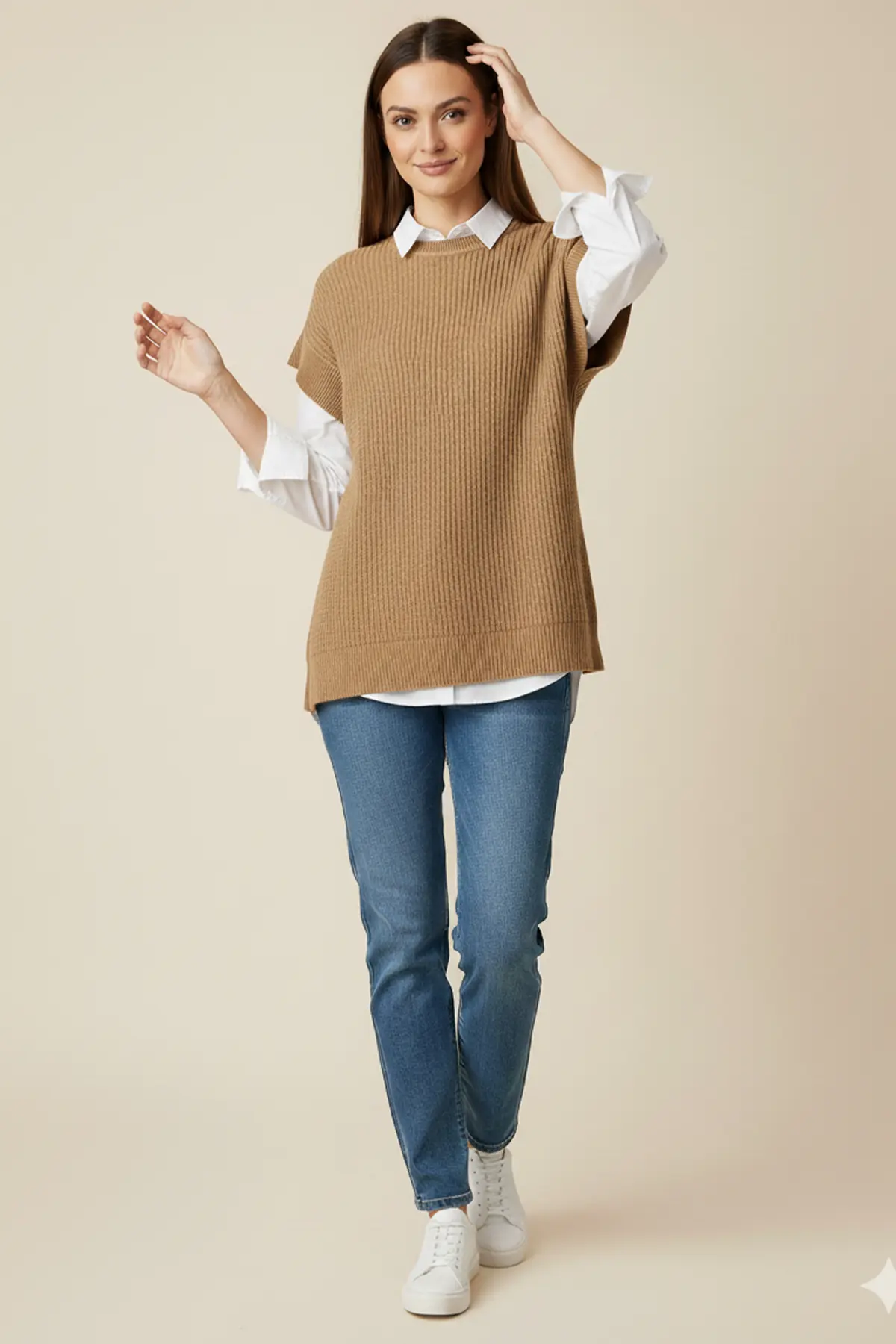 Saç Örgü Süveter-detail