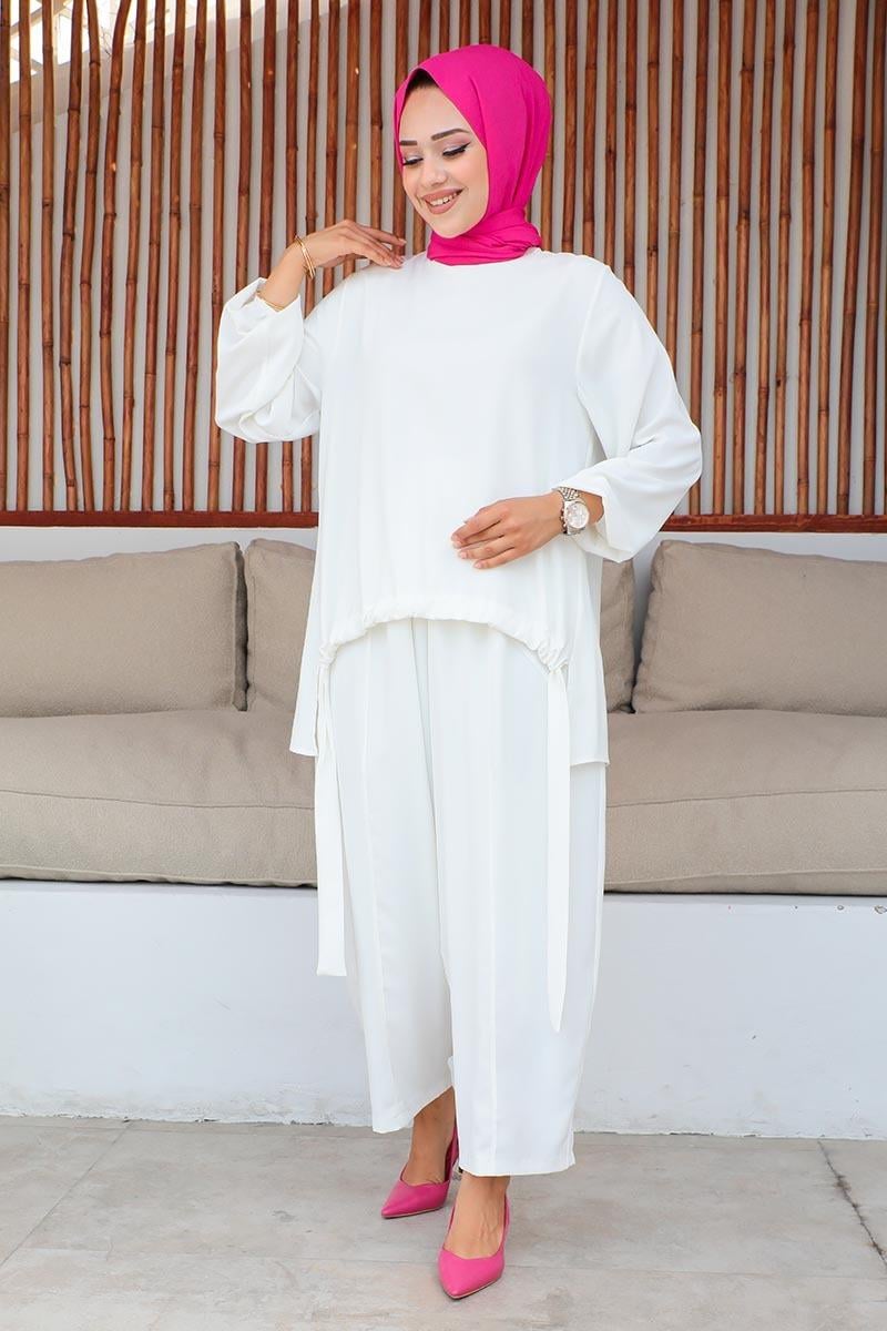 Şalvarlı Tesettür Takım